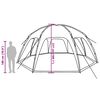 vidaXL Party Tent Grey Waterproof