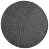 vidaXL Indoor and Outdoor Rug PALMERAS Anthracite &Oslash; 160 CM Polyester