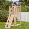 vidaXL Play Tower Brown 52.5 x 110.5 x 215 cm Solid Pine Wood