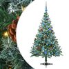 vidaXL Artificial Christmas Tree with Stand Green 150 cm PVC and Steel