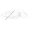 vidaXL Greenhouse with Steel Frame White 60 m&sup2; 10x6x2,85 m