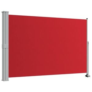vidaXL Patio Retractable Side Awning 160x300 cm Red