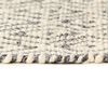 vidaXL Rug Handwoven Wool 140x200 cm White/Grey/Black/Brown