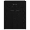 vidaXL Sideboard with Drawer Black Oak 60 x 30 x 75 cm Engineered Wood