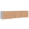 vidaXL TV Cabinet Concrete Grey 150x30x44.5 cm Engineered Wood