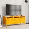 vidaXL TV Cabinet Mustard Yellow 101.5x39x43.5 cm Cold-rolled Steel
