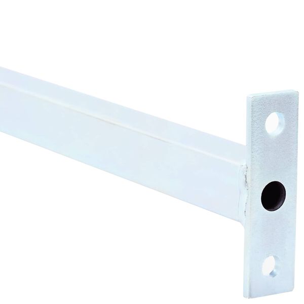 vidaXL Adjustable Window Safety Bar 6 pcs Silver Steel