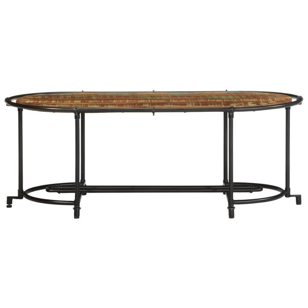 vidaXL Coffee Table 110x55x40 cm Solid Wood Reclaimed