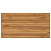 vidaXL Table Top 100 x 50 x 3.5 cm Rectangular Solid Teak Wood Natural