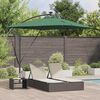 vidaXL Cantilever Banana Parasol Green 249 x 249 x 250 cm