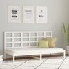 vidaXL Day Bed without Mattress White 90x200 cm Solid Wood Pine