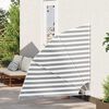 vidaXL Balcony Privacy Screen Anthracite and white 140 x 140 cm Fabric