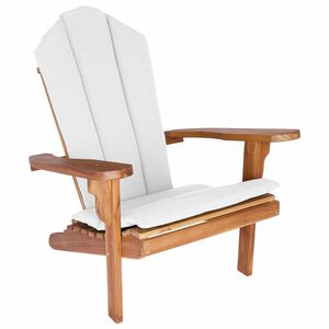 vidaXL Garden Adirondack Chair Natural Solid Teak Wood