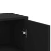 vidaXL Sideboards 2 pcs Black 60x31x84 cm Engineered Wood