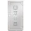 vidaXL Front Door Anthracite 98x190 cm PVC