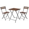 ProGarden Bistro Set 3 Pcs Black