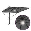 vidaXL Roma Parasol Anthracite 286 x 285 x 270 cm