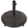 vidaXL Parasol Base Black Concrete Round 25 kg