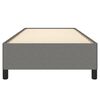 vidaXL Bed Frame without Mattress Dark Grey 90x190 cm Single Single Fabric