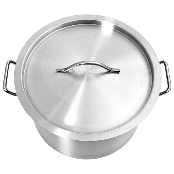 vidaXL Stock Pot 32 L 40x26 cm Stainless Steel