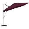 vidaXL Umbrella Bordeaux Red 351 x 250 x 260 cm