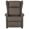 vidaXL Recliner Chair Brown Fabric