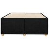 vidaXL Bed Frame without Mattress Black&nbsp;Double Fabric