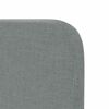 vidaXL Headboard Ear Light grey 80 x 16 x 4 cm Fabric