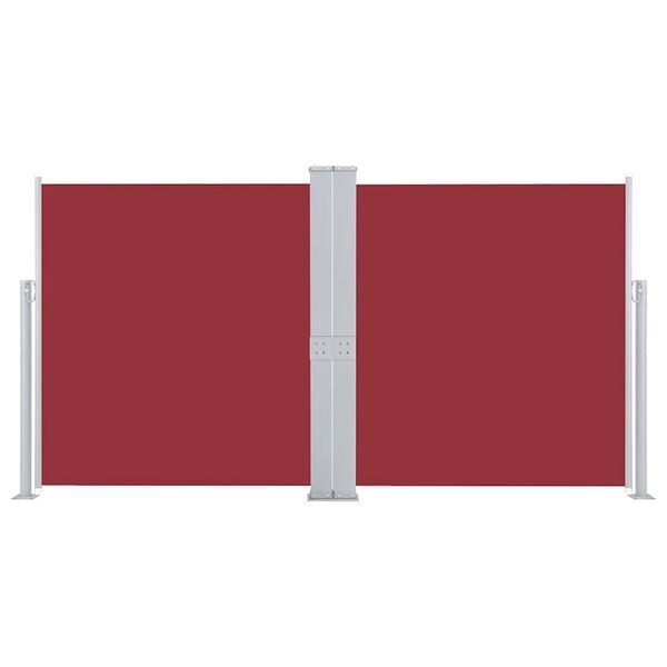 vidaXL Retractable Side Awning 170x600 cm Red