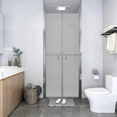 vidaXL Shower Door Frosted ESG 81x190 cm