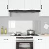 vidaXL Kitchen Backsplash Transparent 120 x 50 cm Tempered Glass
