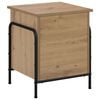 vidaXL Storage Box Artisan Oak 40.5 x 40 x 49.5 cm Engineered Wood