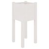 vidaXL Garden Planter White 31x31x70 cm Solid Pinewood
