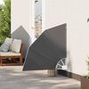 vidaXL Balcony Privacy Screen Black 115 x 115 cm Fabric