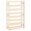 vidaXL Wine Rack for 56 Bottles Pinewood