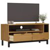 vidaXL TV Cabinet FLAM 110x40x50 cm Solid Wood Pine