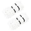 vidaXL Hay Nets 2 pcs Round White 75x50 cm PP