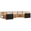 vidaXL Outdoor Sofa Set 6 pcs Natural