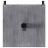 vidaXL Parasol Base Dark Grey Wood look 45 x 45 x 31.5 cm