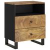 vidaXL Bedside Cabinet 50x33x62 cm Solid Wood Mango&Engineered Wood