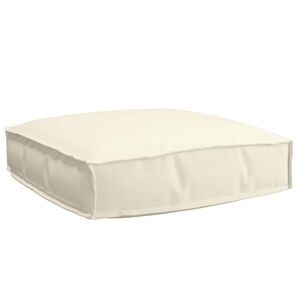 vidaXL Pallet Cushion for suitable for Seat Cream 60 x 60 x 12 cm