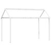 vidaXL Kids' Bed Roof White 207x95.5x159 cm Solid Wood Pine