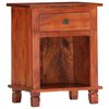 vidaXL Bedside Cabinet 40x30x50 cm Solid Acacia Wood