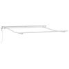 Awning Manual White 3.5 x 2.5 m Metal