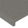 vidaXL Headboards 2 pcs Dark Grey 80x5x78/88 cm Fabric
