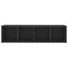 vidaXL TV Cabinets 2 pcs Grey 142.5x35x36.5 cm Engineered Wood