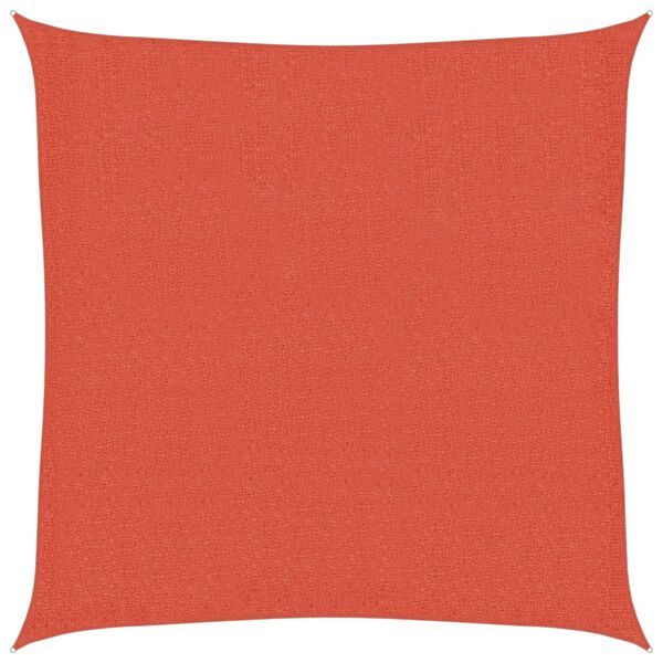 vidaXL Sunshade Sail 160 g/m² Terracotta 3x3 m HDPE