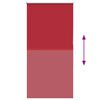 vidaXL Roller Blind Blackout Red 75x130 cm Fabric Width 70.7 cm Polyester