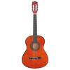 vidaXL 8 Piece Classical Guitar Beginner Set 3/4 36"