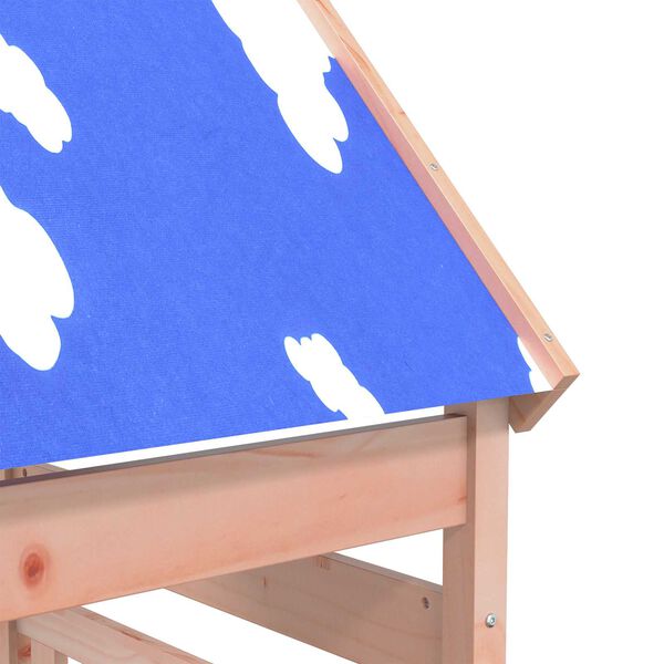 vidaXL Play Tower Brown 52.5 x 85 x 265 cm Solid Douglas Wood